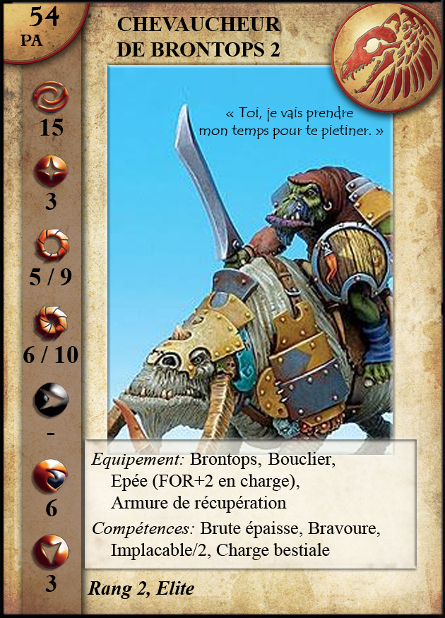 Chevaucheur de Brontops 2 (Épée)